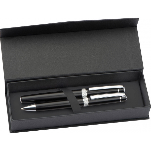 Logotrade corporate gift picture of: Metal writing set KARLOVAC
