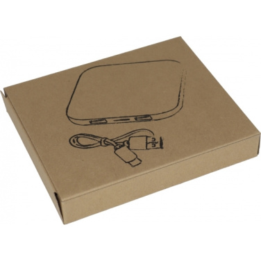 Logo trade promotional merchandise picture of: Wireless charger LINCOLN