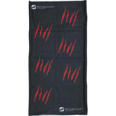 Logo trade promotional merchandise image of: Multifunction bandana BANDANA Schwarzwolf