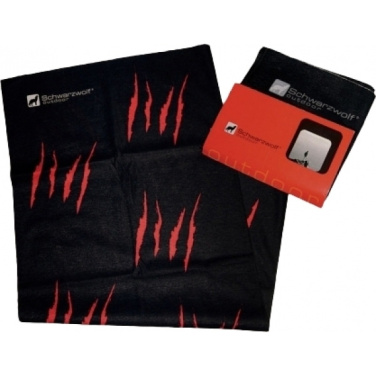 Logotrade promotional gift picture of: Multifunction bandana BANDANA Schwarzwolf