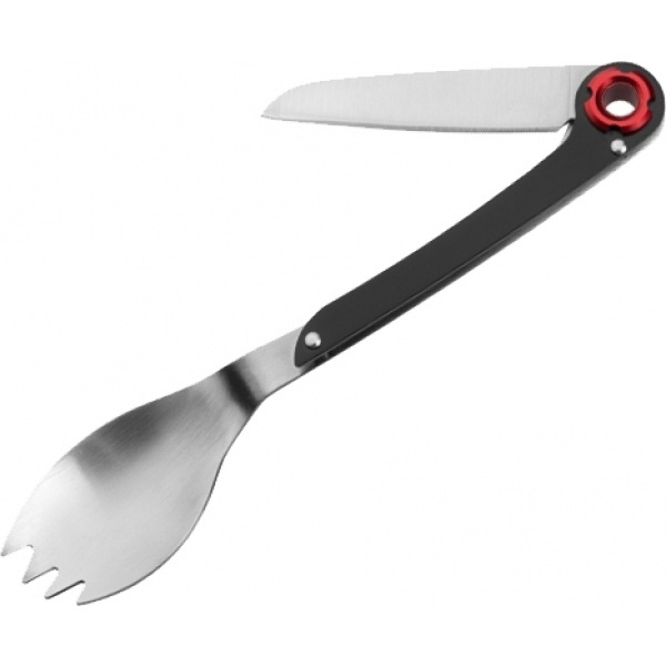 Logotrade advertising product picture of: Multifunctional spoon LATEMAR Schwarzwolf