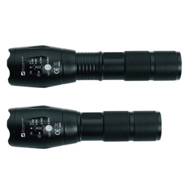 Logotrade advertising product picture of: Flashlight ANTELAO Schwarzwolf