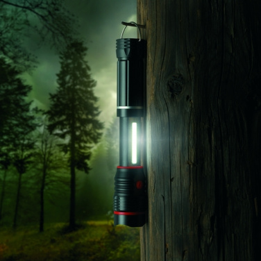 Logotrade promotional giveaway image of: Flashlight BIWA Schwarzwolf
