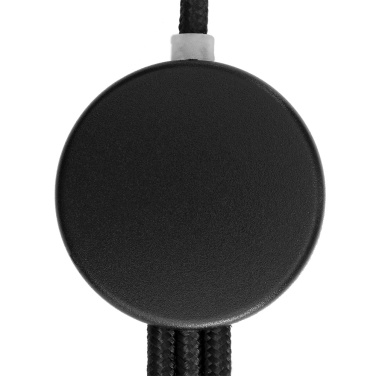 Logotrade promotional giveaway image of: 3in1 long cable with elighted logo for engraving, W201TG