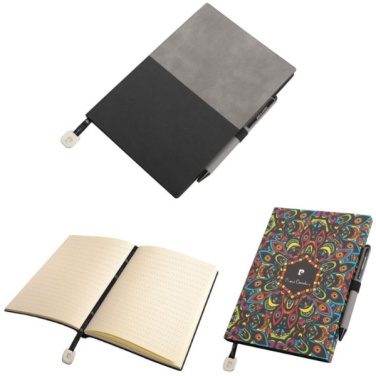 Logotrade promotional gift image of: Notepad A5 & ballpoint pen REPORTER Pierre Cardin