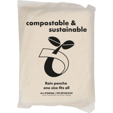 Logo trade corporate gifts image of: Rain poncho FLEURUS