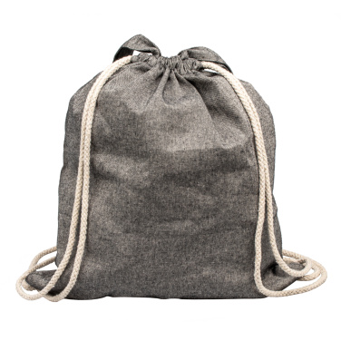 Logo trade promotional gift photo of: Recycled cotton bag ADDISON