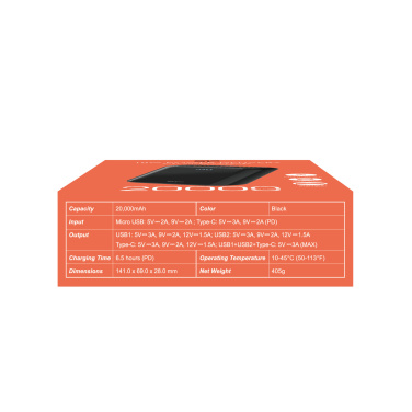 Logo trade promotional product photo of: Power bank Silicon Power QS28 20000 mAh