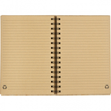 Logo trade corporate gift photo of: A5 notebook PISA