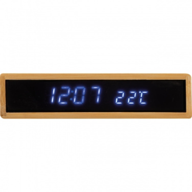 Logo trade promotional giveaway photo of: Desk clock TRONDHEIM