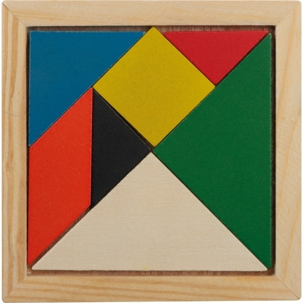 Logo trade corporate gifts image of: Wooden puzzle PORTO