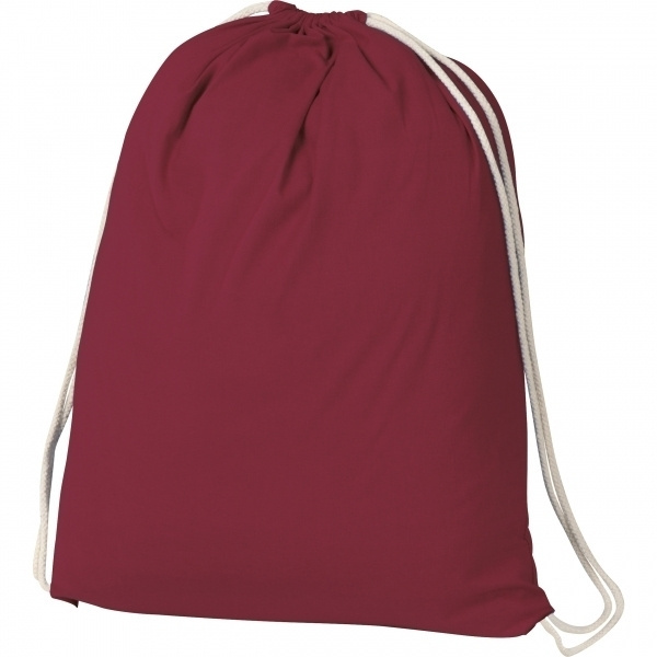 Logotrade promotional item picture of: Cotton gym bag BUDAPEST