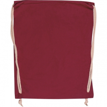 Logo trade promotional item photo of: Cotton gym bag CARLSBAD