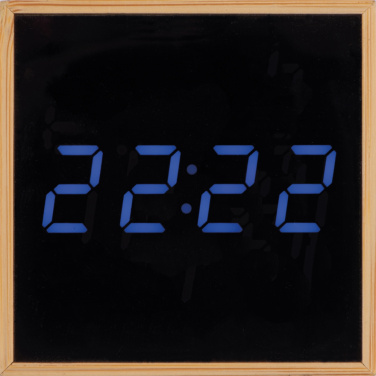 Logo trade promotional giveaway photo of: Desk clock CHARLESTON