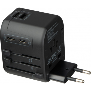 Logo trade promotional giveaways picture of: Travel Adapter Maracena