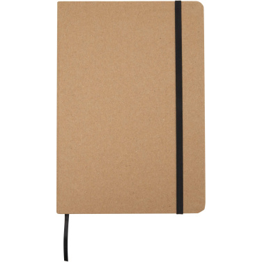 Logotrade advertising products photo of: Holm A5 stone paper hard cover notebook with lined pages