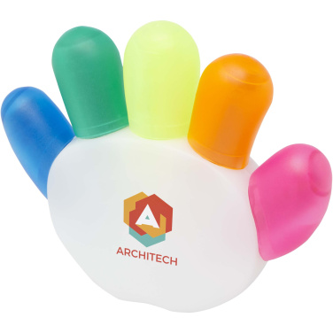 Logo trade corporate gifts image of: Patina 5-colour highlighter