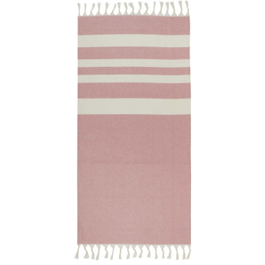 Logo trade promotional item photo of: Anders hammam towel 147 x 75.5 cm