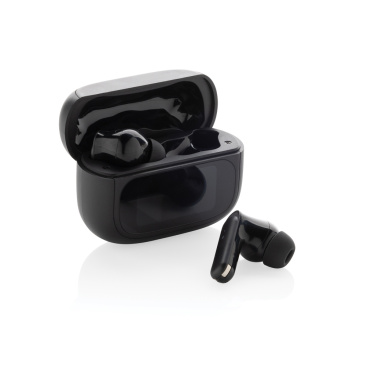 Logotrade promotional merchandise image of: Airtune RCS recycled plastic ANC earbuds with touch screen