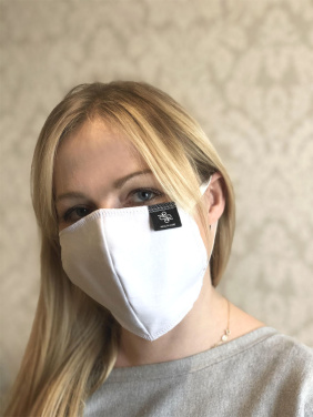 Logotrade advertising product picture of: BLACK-BLACK cotton face mask 140116500