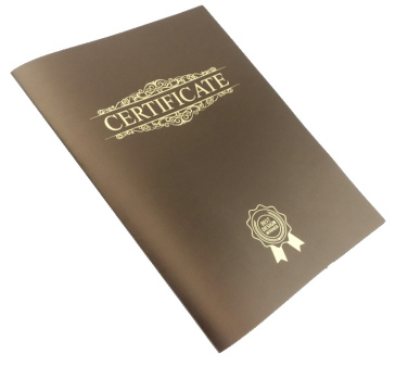 Logo trade promotional merchandise image of: Certificate cover 152094