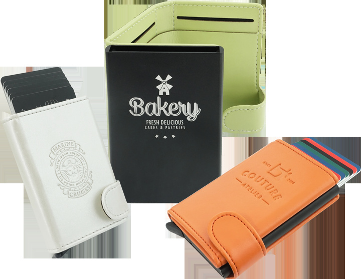 Logo trade corporate gift photo of: RFID wallet 618119