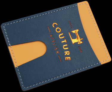 Logo trade business gifts image of: Credit card holder 544119