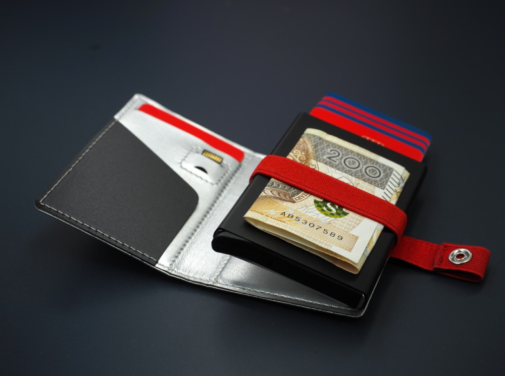 Logo trade promotional products image of: RFID wallet 1230119