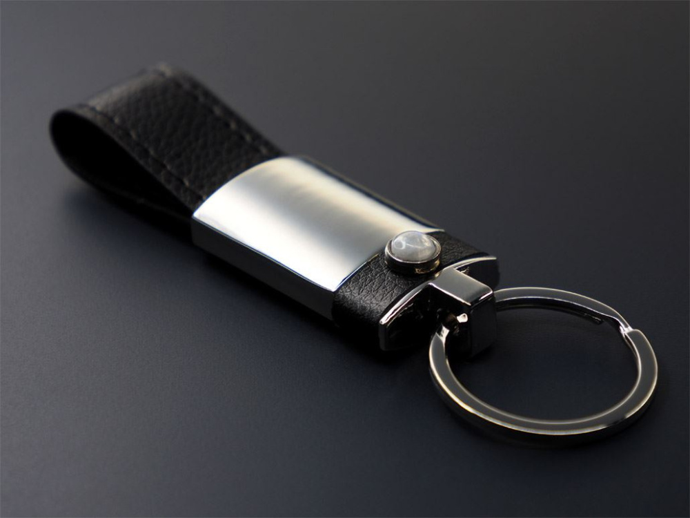 Logotrade advertising product picture of: Moonstone Keyring 1295095