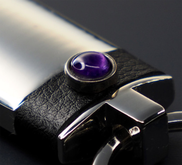 Logo trade promotional giveaway photo of: Amethyst Keyring 1296095