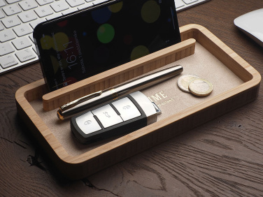 Logotrade promotional merchandise image of: Wooden desk organiser 1850292