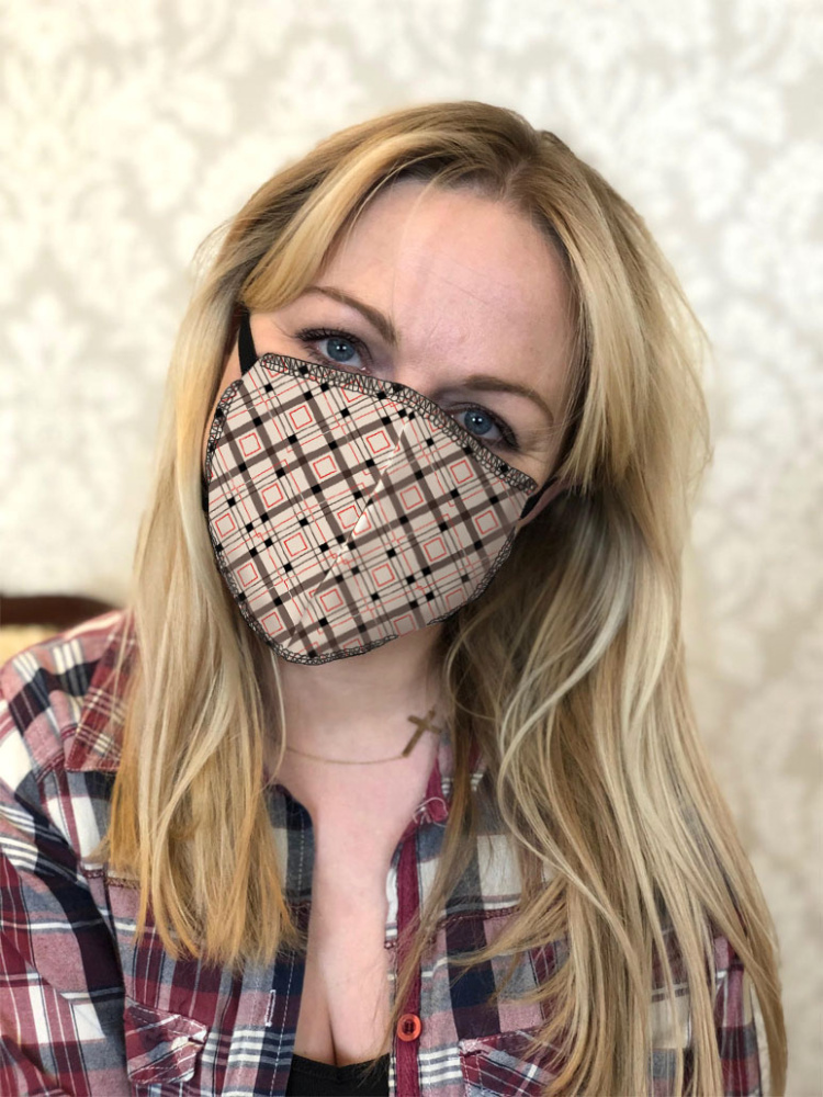 Logotrade promotional merchandise image of: ZEFIR cotton face mask 1400165