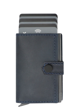 Logo trade promotional giveaways image of: RFID wallet - Hunter Leather 2109284