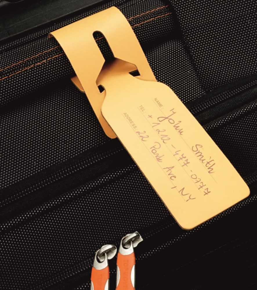 Logo trade promotional gifts image of: Luggage tag 969094