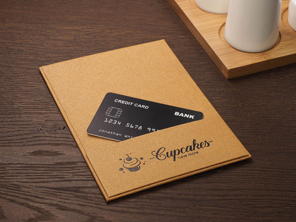 Logo trade promotional giveaways image of: Bill holder 1053280