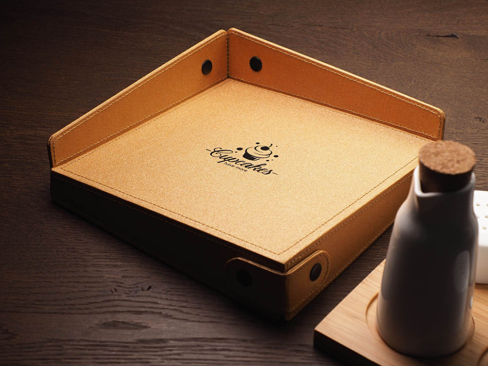 Logo trade business gift photo of: Napkin box 1662280