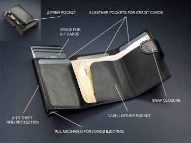 Logo trade promotional giveaway photo of: RFID wallet 1237131