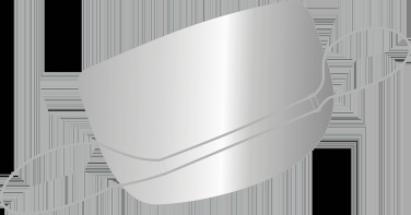 Logo trade corporate gifts image of: ATENA clear face shield-mask for mouth and nose 1461162