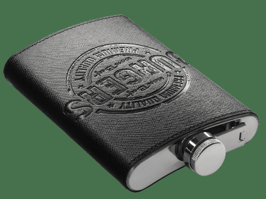 Logo trade business gift photo of: Hip flask 425113