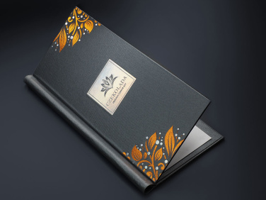 Logo trade promotional giveaways image of: Menu cover 1680280