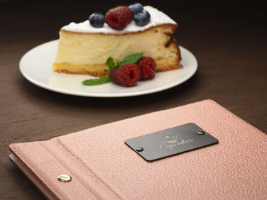 Logo trade promotional merchandise photo of: Menu cover 1087281