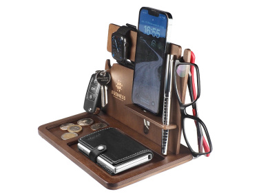 Logo trade advertising product photo of: Wooden organiser 2016121