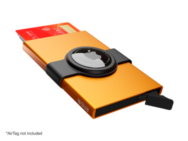 Logo trade promotional gifts image of: RFID credit card case with holder for AirTag 2163108