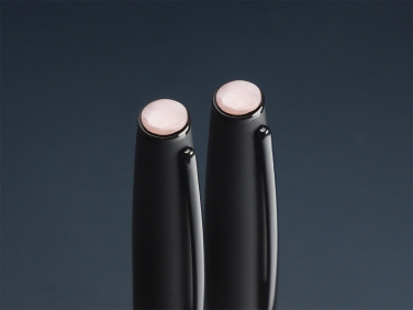 Logotrade promotional product picture of: Opal stone Pen set 1286036