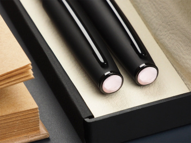 Logotrade corporate gift picture of: Opal stone Pen set 1286036