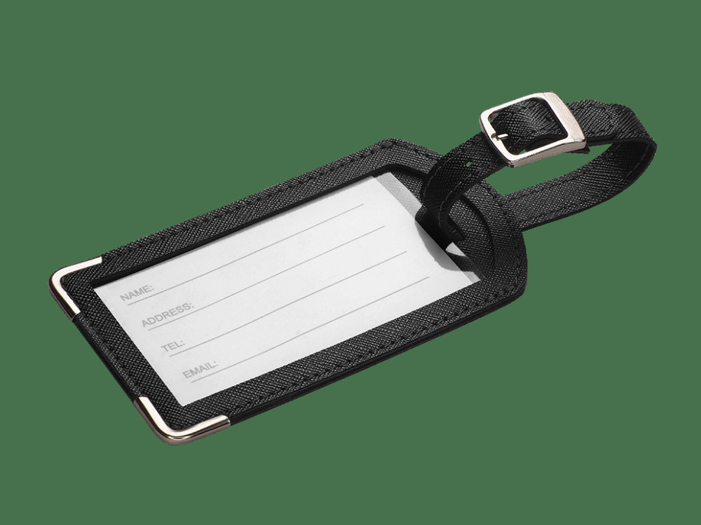 Logo trade promotional products image of: Luggage tag 1821113