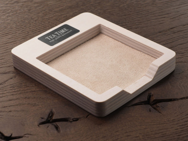 Logo trade business gift photo of: Wooden memo card box 1832121