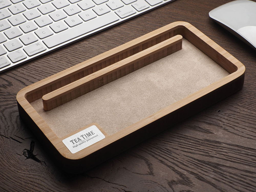 Logotrade business gifts photo of: Wooden desk organiser 1818292