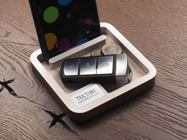 Logo trade promotional products picture of: Wooden desk organiser 1846121