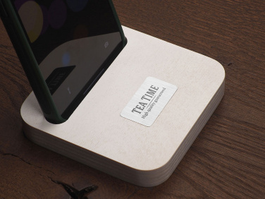 Logotrade promotional item picture of: Wooden telephone stand 1848121
